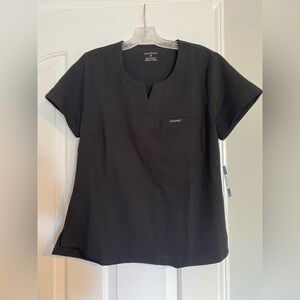 NEW NWT Jaanuu Women’s Scrubs Top V-Neck Sweetheart Neckline Medium M
